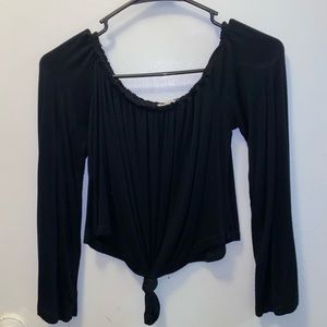 Pacsun black long sleeve top
